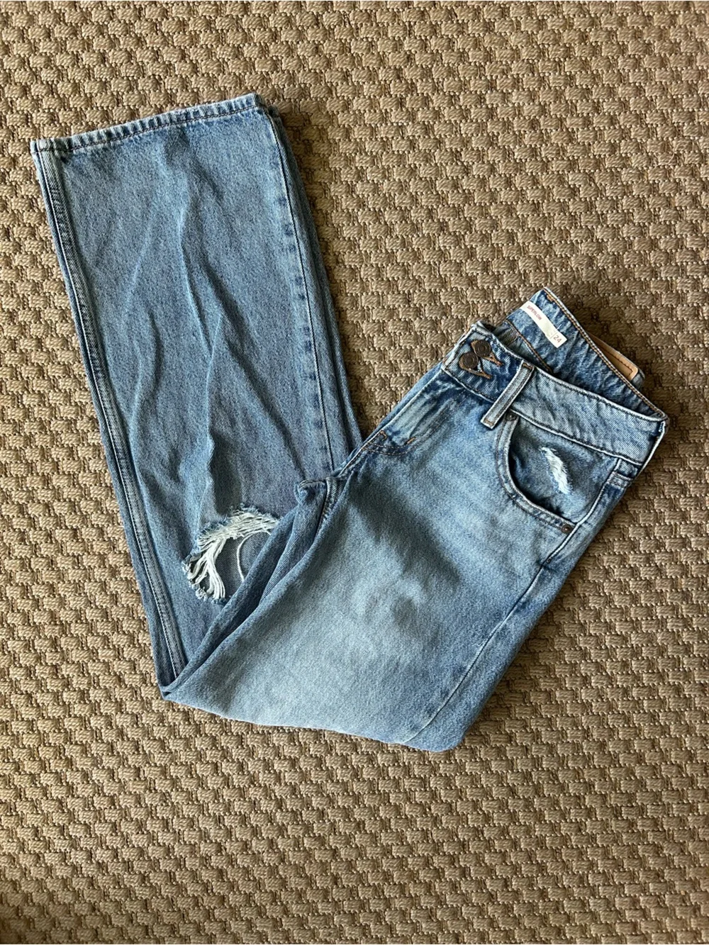 Levi’s Superlow Loose Wide-Leg Distressed Jeans Y2K inspired W24 L32